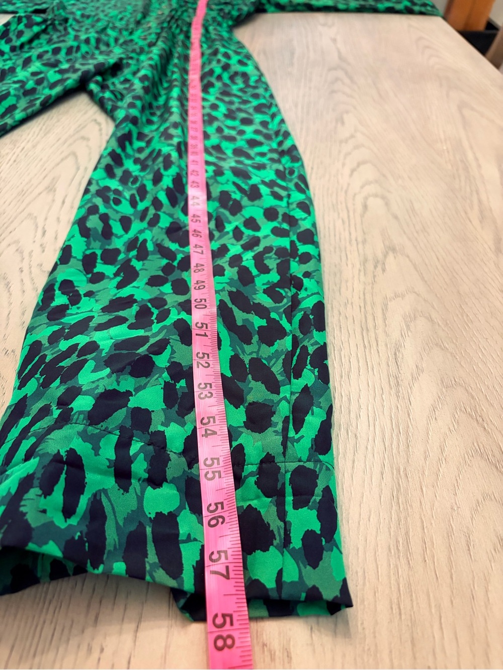 Julie Harrah Silk Longsleeve Flightsuit In Emerald Green Size XS/S - Picture 16 of 16